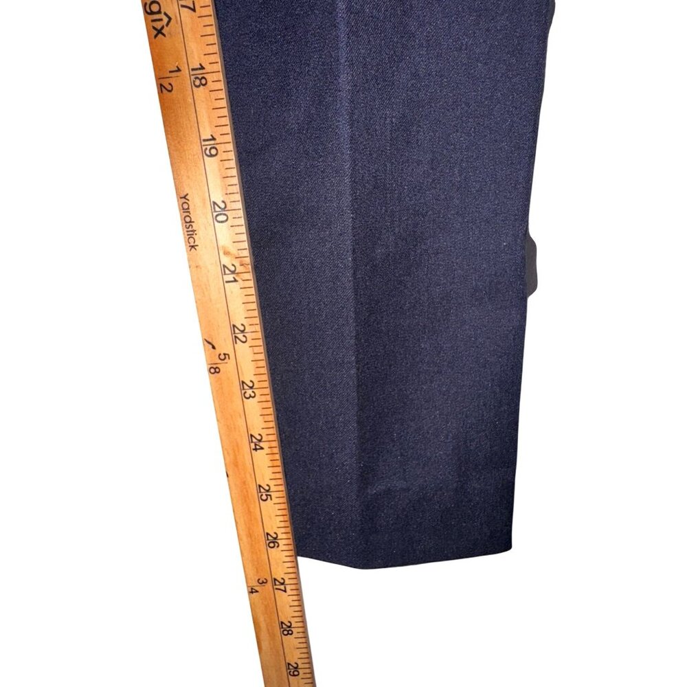 Dana Buchman Womens Navy Blue Denim Pants Size 4 Classic Fit 100% Cotton - Picture 7 of 7